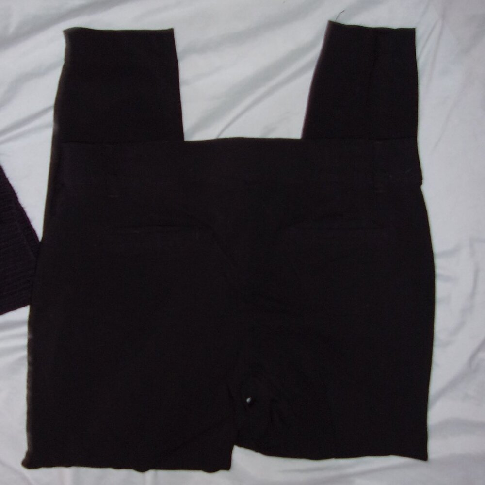 size large  black  pants womens trousers stretch maurices